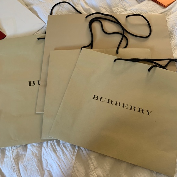 burberry shopping bags